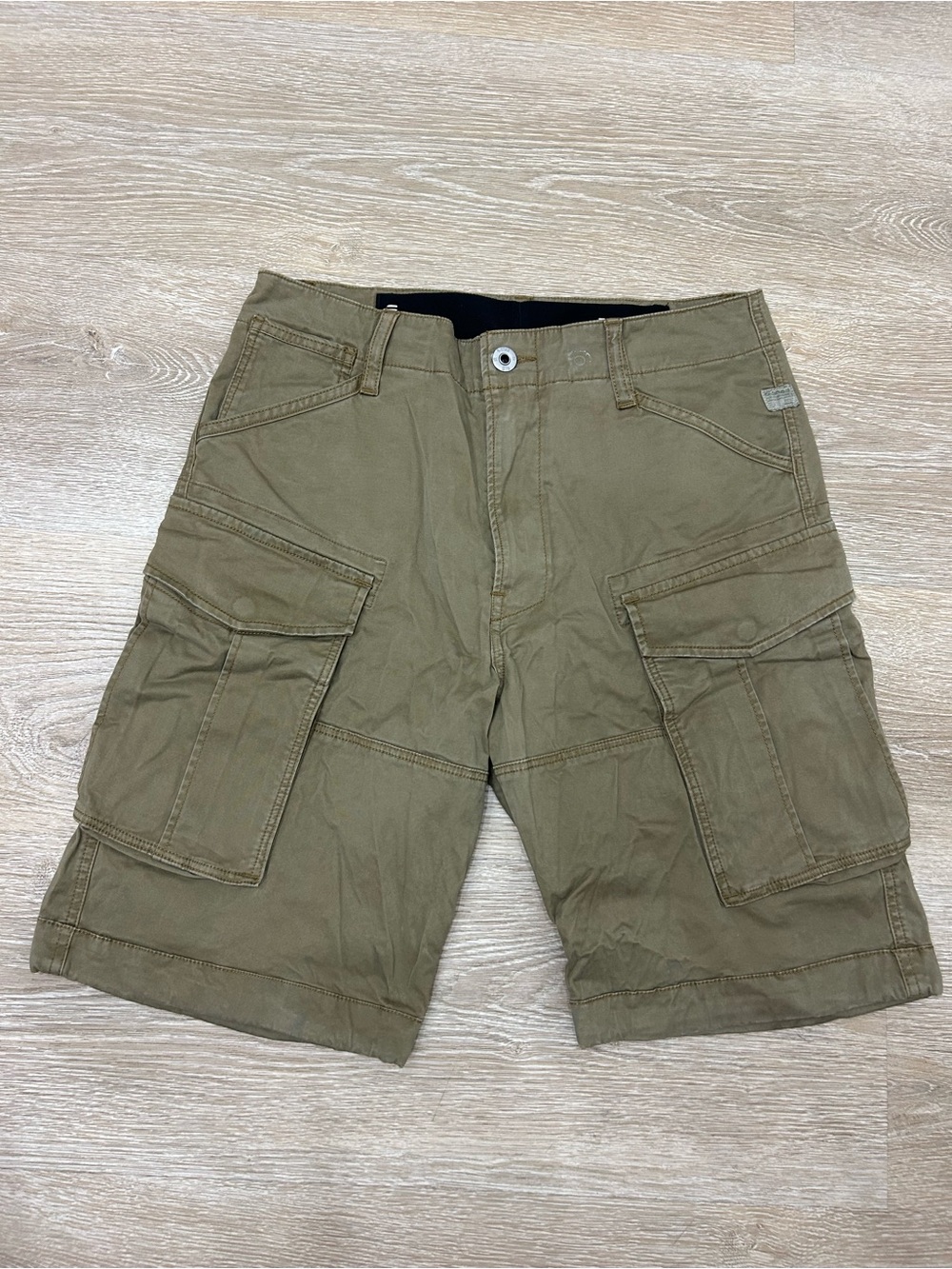 G-Star RAW Rovic Cargo Shorts Men’s Size 30 Khaki Utility Military Cotton Casual